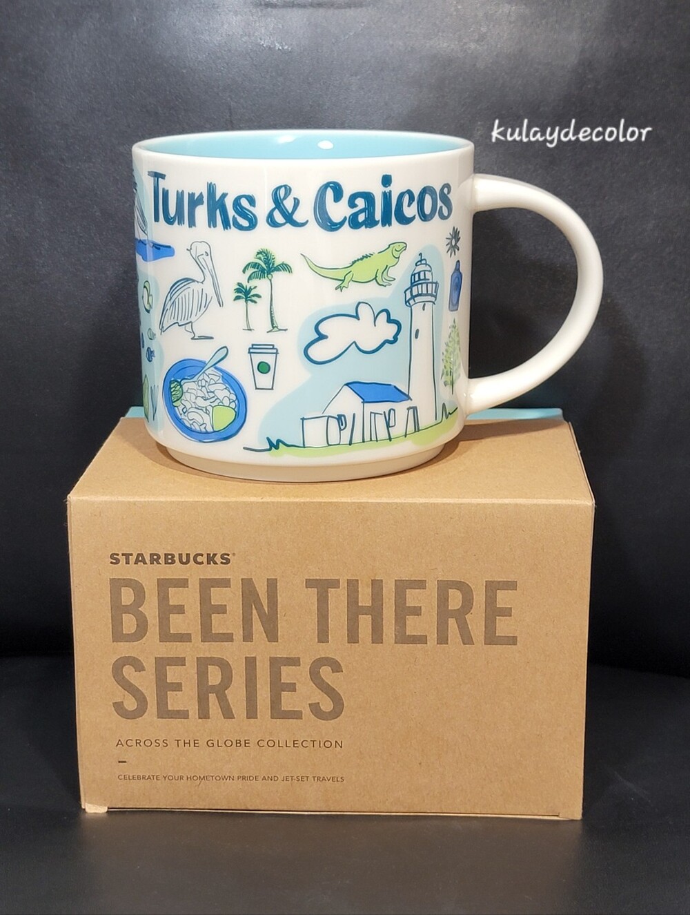 Starbucks Been There Series Mug Turks & Caicos Across The Globe Collectible Cup